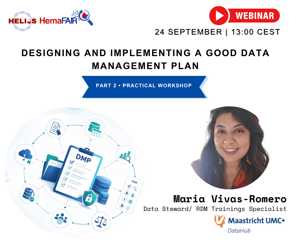 Designing and Implementing a Good Data Management Plan | Practical Workshop